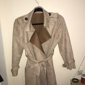 Suede Trenchcoat